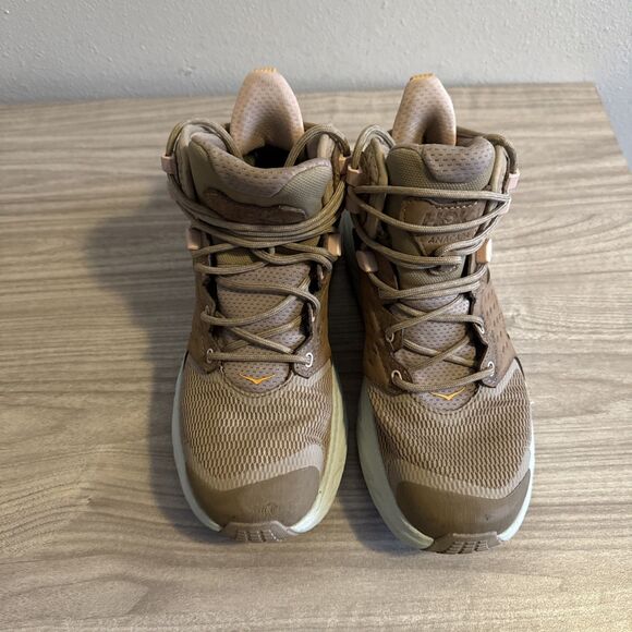 Hoka One One Anacapa 2 Mid GTX Gore-Tex Hiking Shoes Women’s Size 7 B Dune Ice - Picture 4 of 12